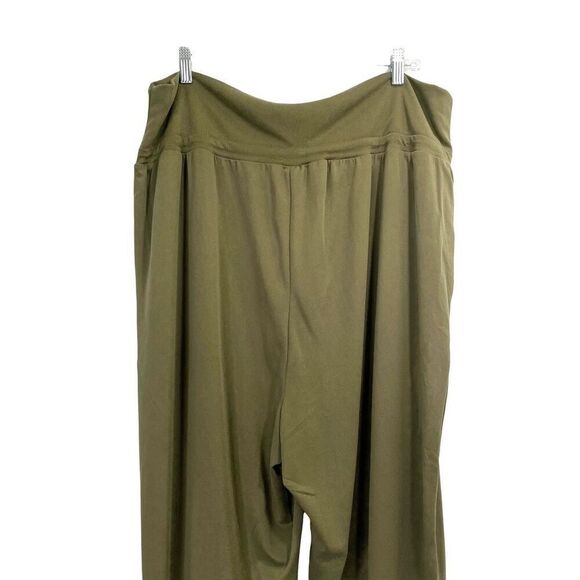NEW Fabletics Maj Sleek Knit jogger pants II Size 2X olive green - Picture 6 of 9